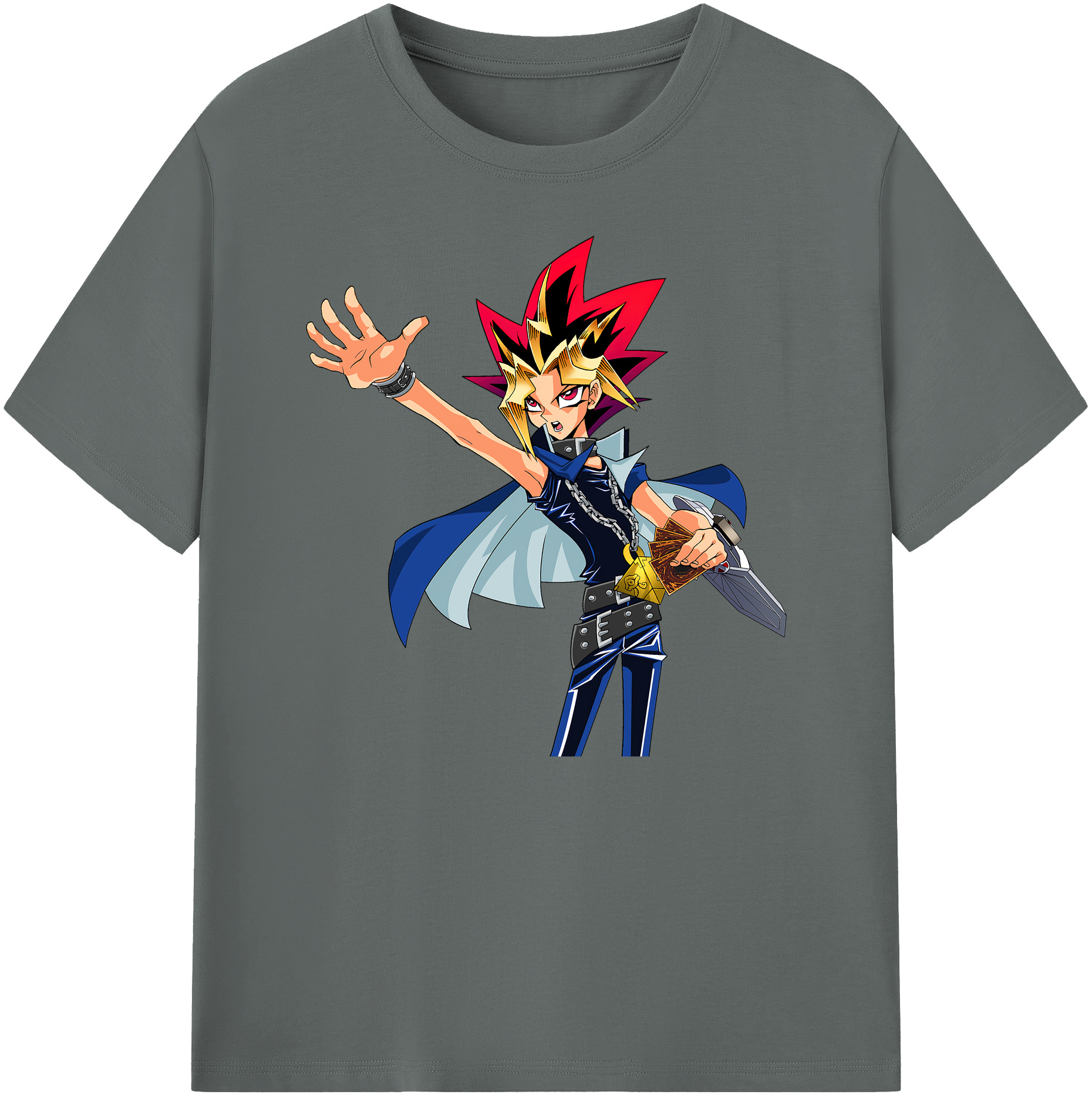 （画像用） 遊☆戯☆王 Yu-Gi-Oh! 綿100％ メンズ半袖Tシャツ｜肌触りやわらか＆通気性